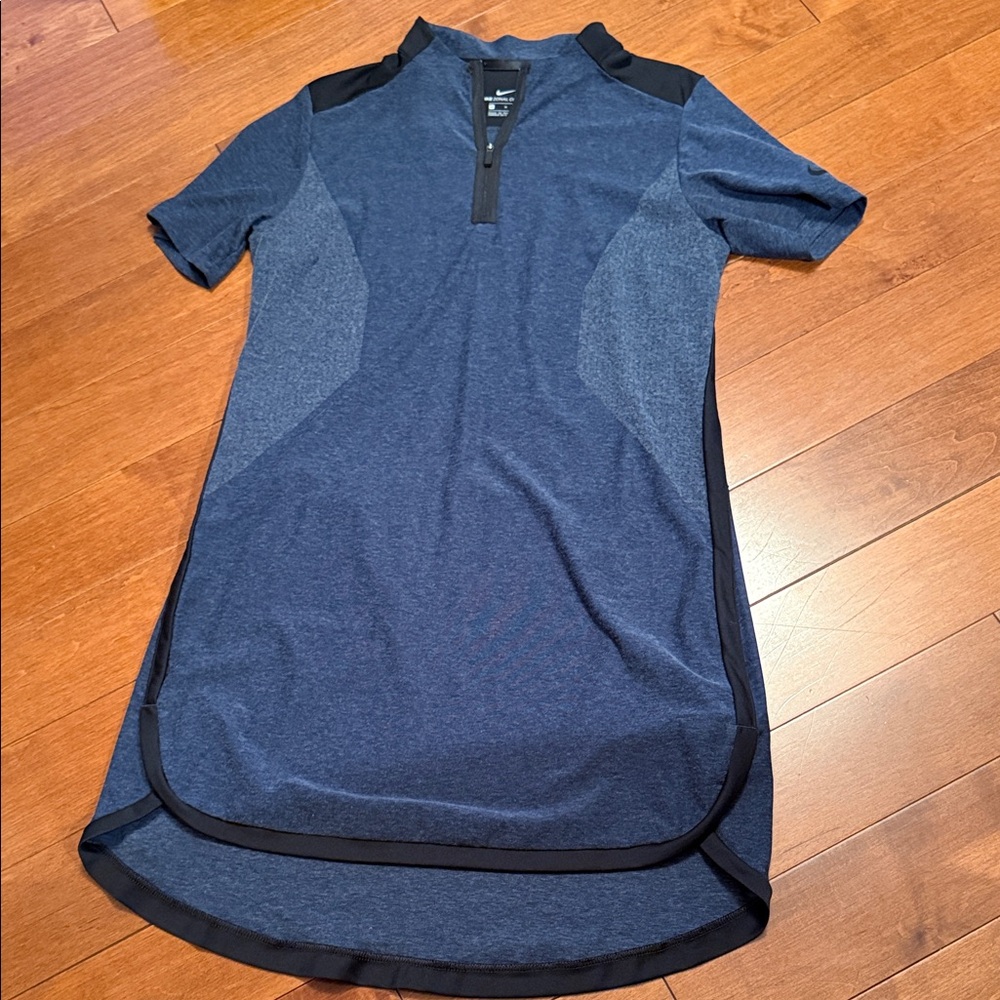 Blue and Black Athletic Dress